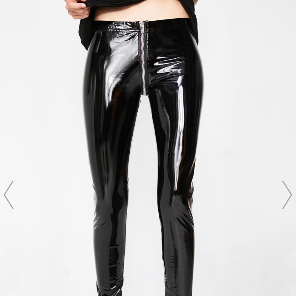 Current Mood “Through the Smoke” PVC Leggings